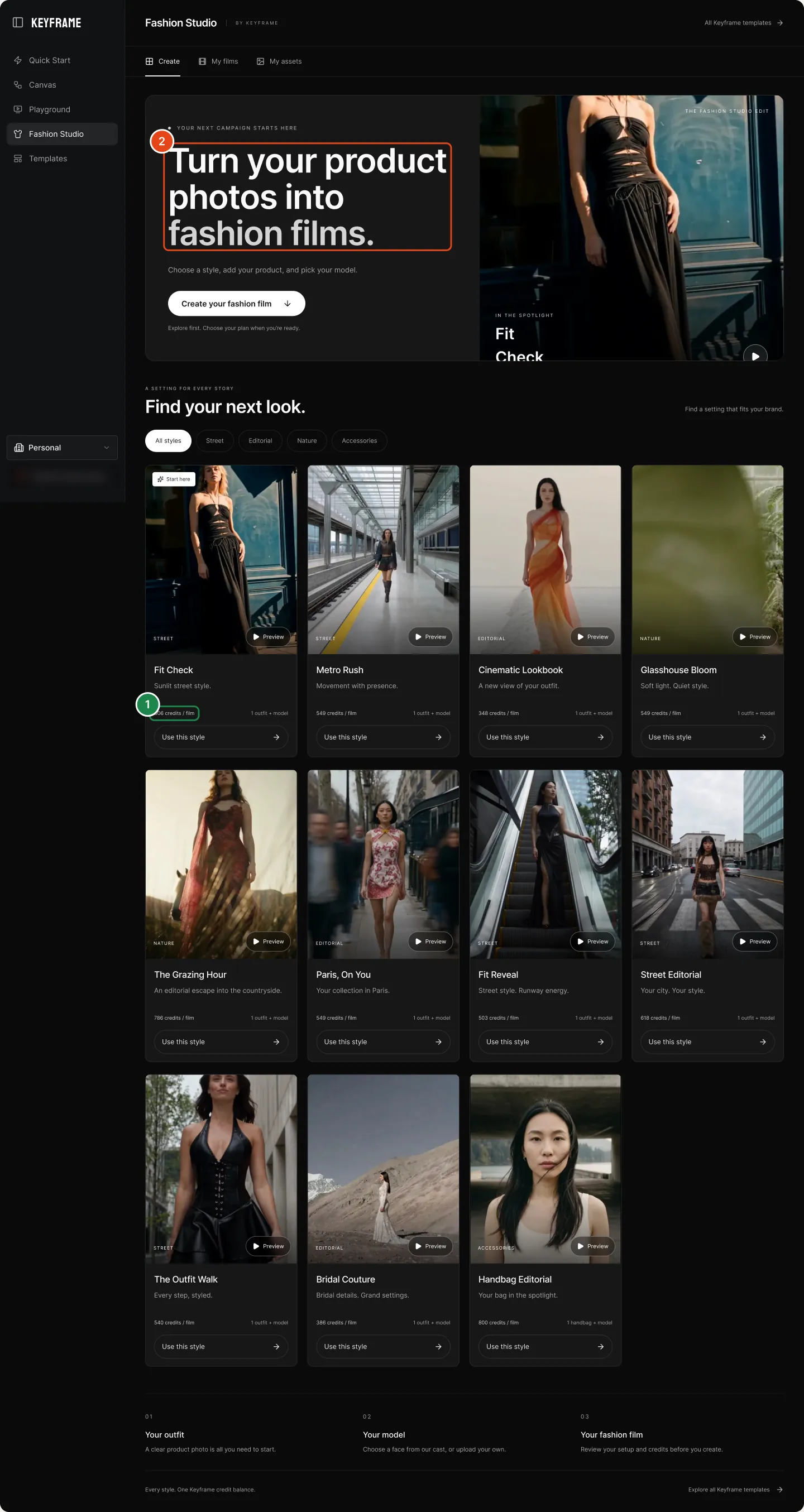 D01 Fashion Studio — home