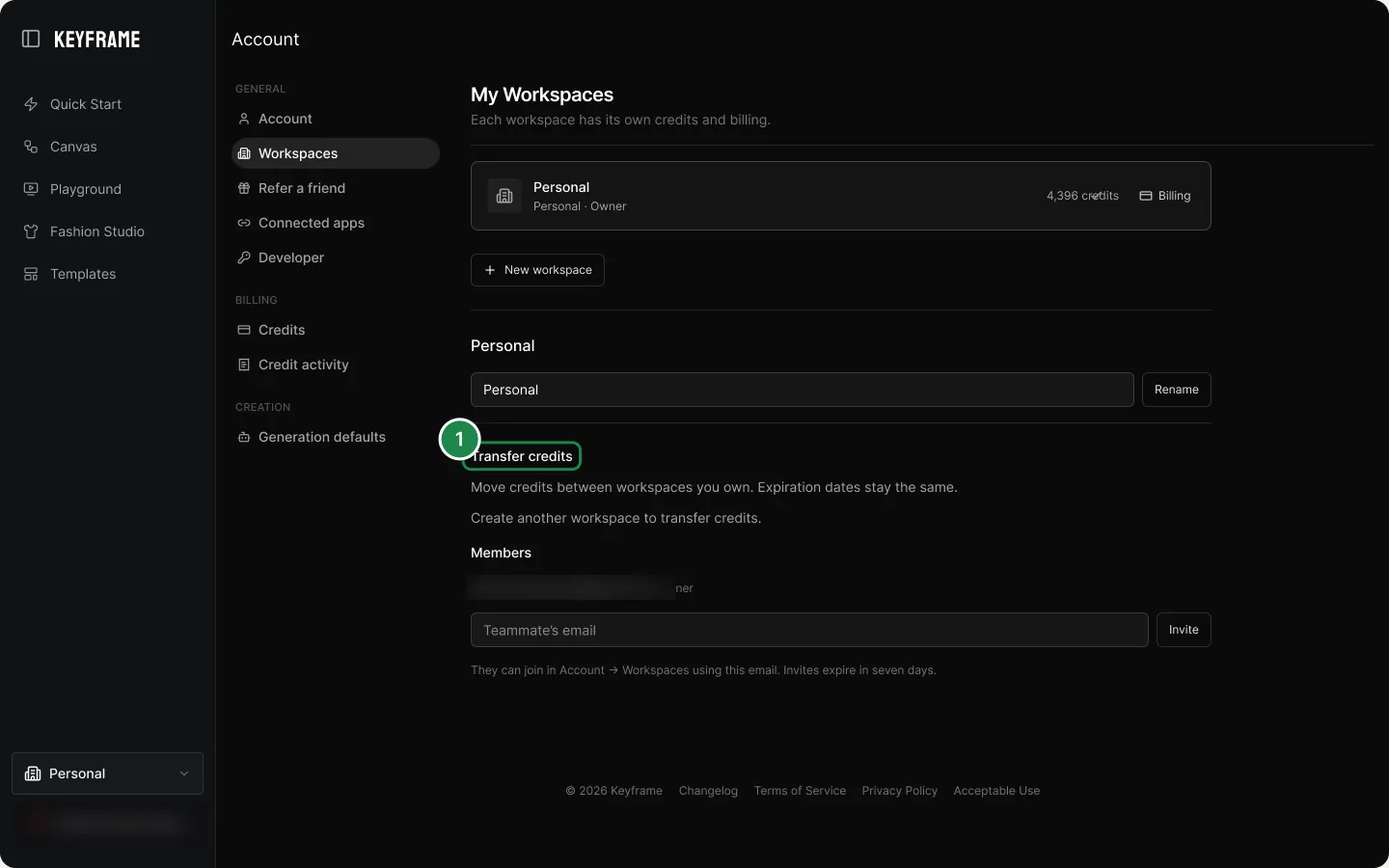 F04 Workspaces